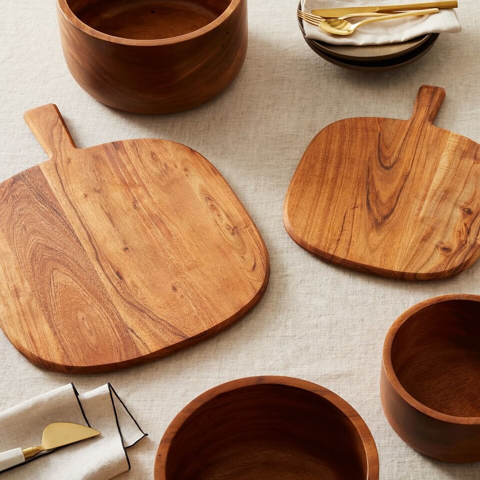 Modern Wood Serveware Collection West Elm UK